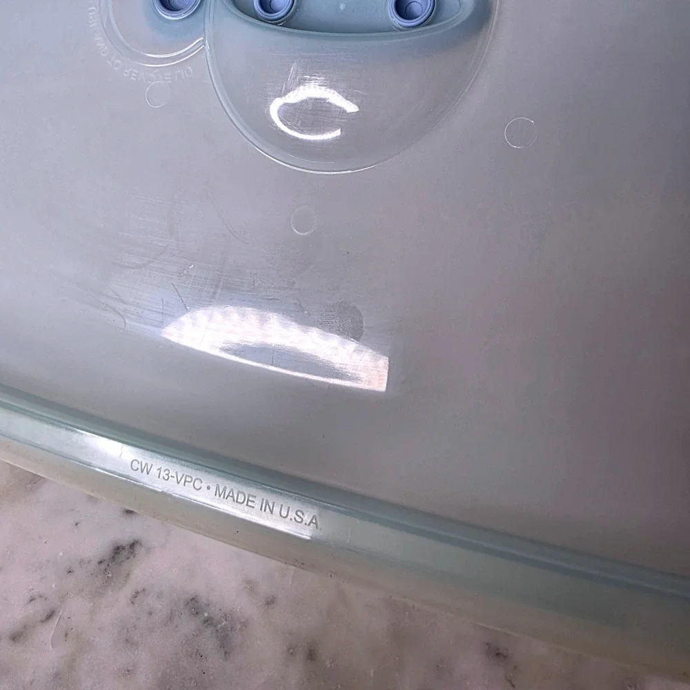 CorningWare CW 13-VPC Vented Plastic Lid Replacement Blue 13.5x9.25 Inch